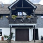 Ansicht Garage-Balkon