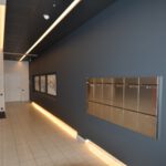 Neu gestalteter Eingangsbereich