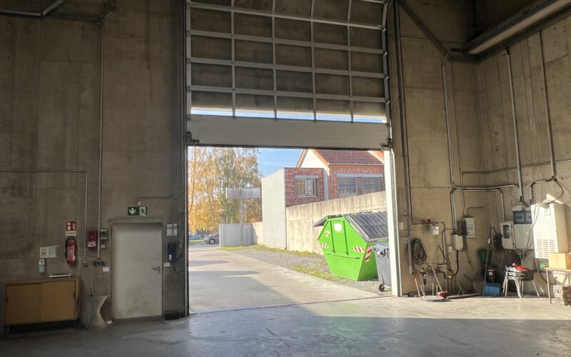 Sektionaltor mit Glaselementen