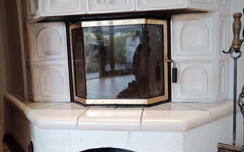 Kamin im Wohnzimmer EG