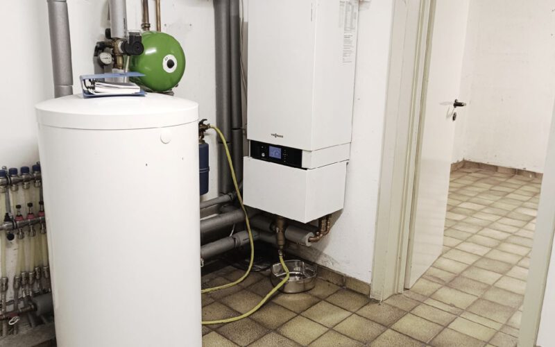 Waschküche mit Heizung