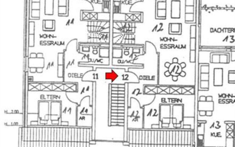 Grundriss Wohnung