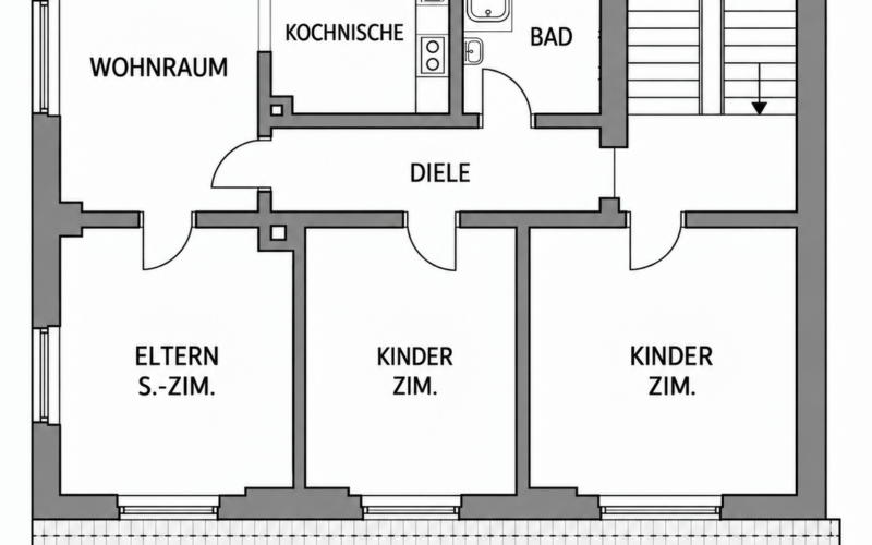 Grundriss Dachgeschoss