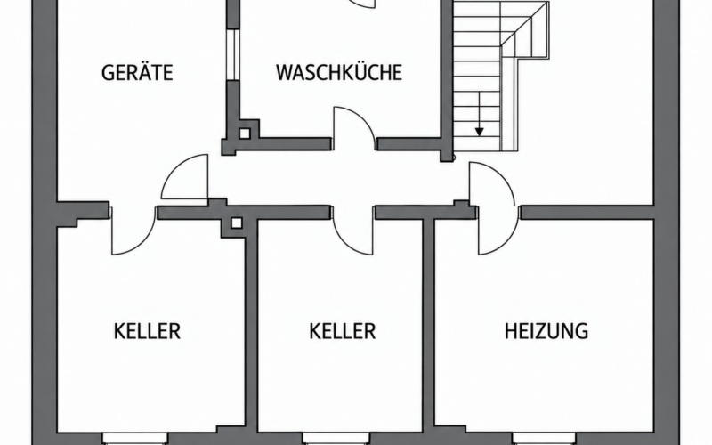 Grundriss Keller